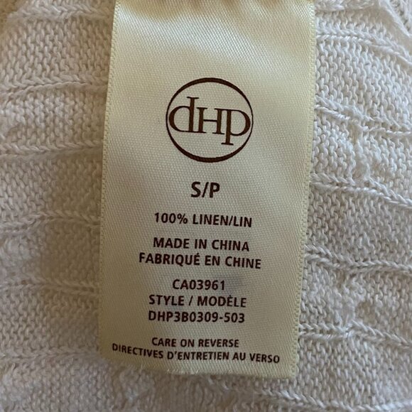 Denver Hayes premium 100% linen sweater SIZE S - Picture 7 of 8